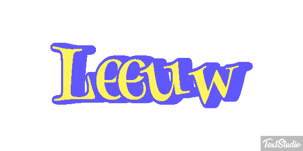 Leeuw Tekst effect