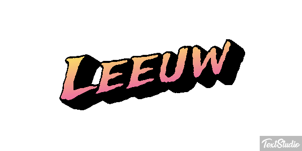 Leeuw Tekst effect