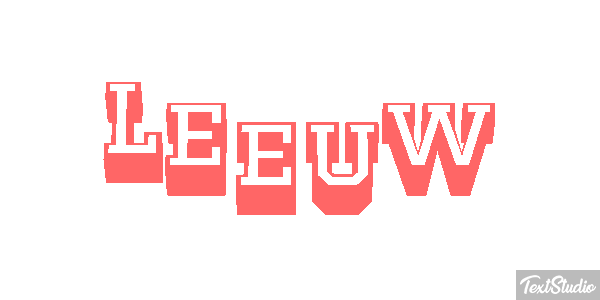 Leeuw Tekst effect