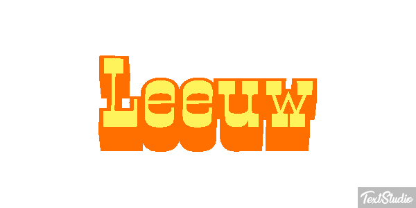 Leeuw Tekst effect