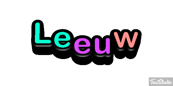 Leeuw Tekst effect