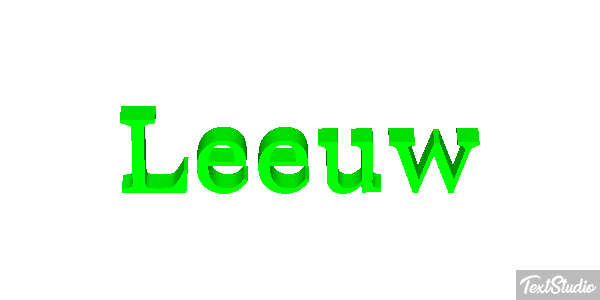 Leeuw Tekst effect