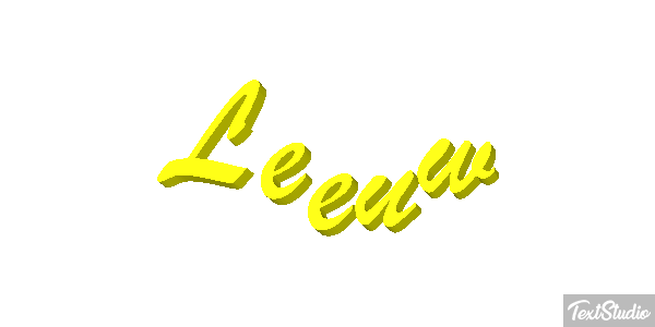Leeuw Tekst effect
