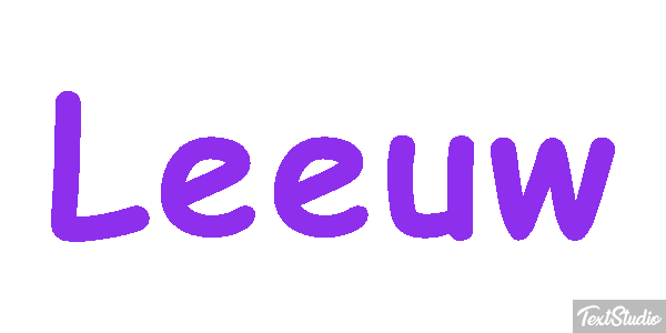 Leeuw Tekst effect