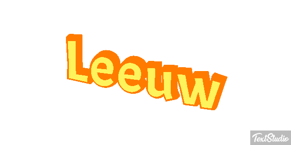 Leeuw Tekst effect