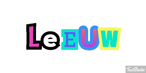 Leeuw Tekst effect