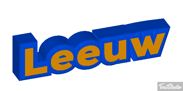Leeuw Tekst effect