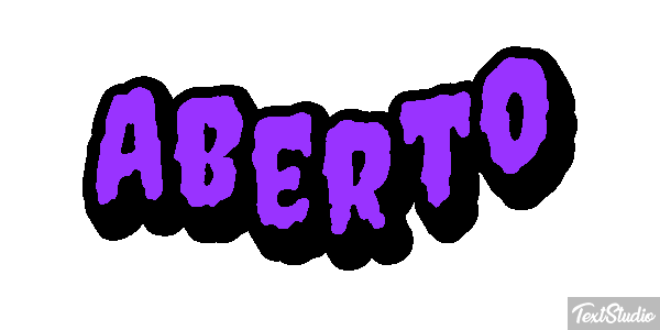 Aberto Effetto testo