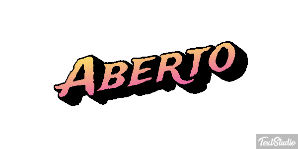 Aberto Effetto testo