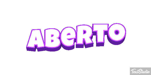 Aberto Effetto testo