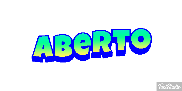 Aberto Effetto testo