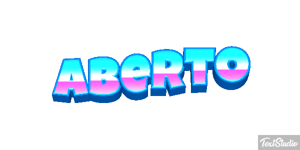 Aberto Effetto testo