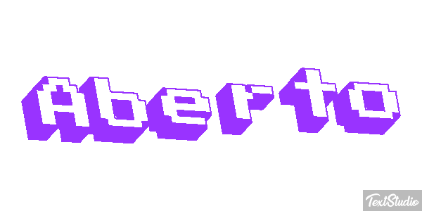 Aberto Effetto testo