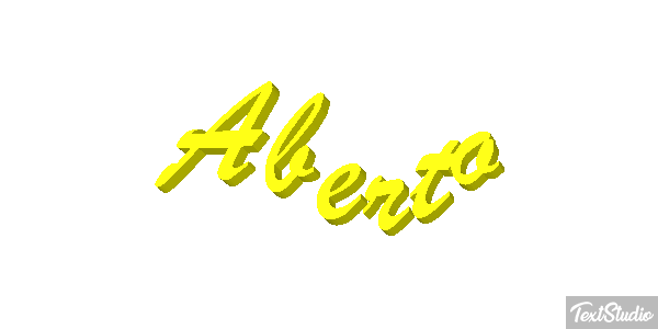 Aberto Effetto testo
