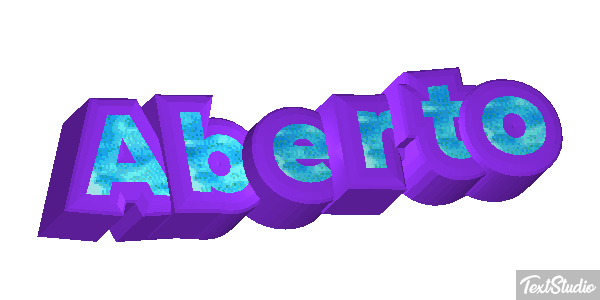 Aberto Effetto testo
