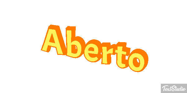 Aberto Effetto testo
