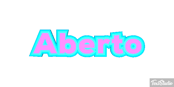Aberto Effetto testo