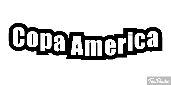 Copa America Tekst effect