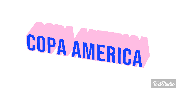 Copa America Tekst effect