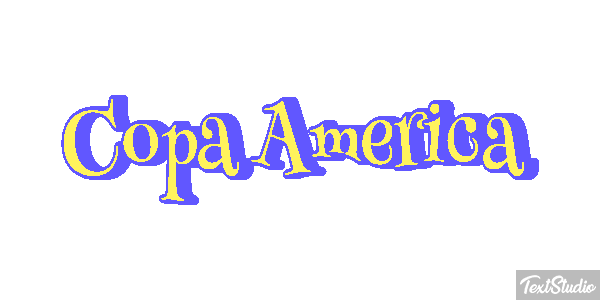 Copa America Tekst effect