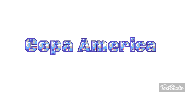 Copa America Tekst effect