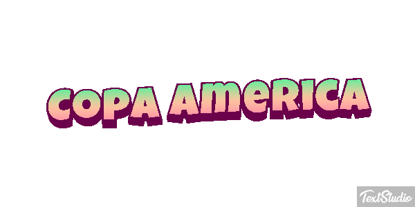 Copa America Tekst effect