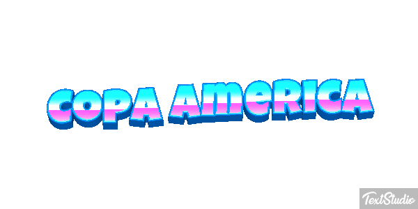 Copa America Tekst effect