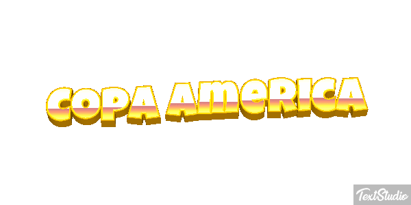 Copa America Tekst effect