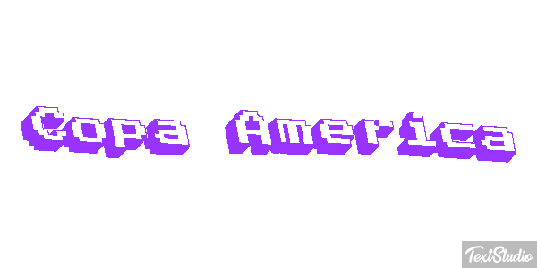 Copa America Tekst effect