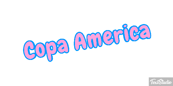Copa America Tekst effect