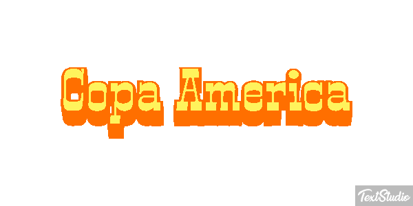 Copa America Tekst effect