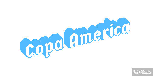 Copa America Tekst effect