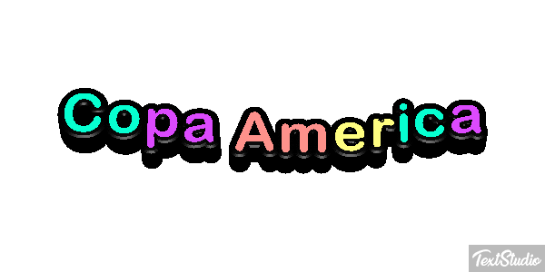 Copa America Tekst effect