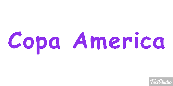 Copa America Tekst effect
