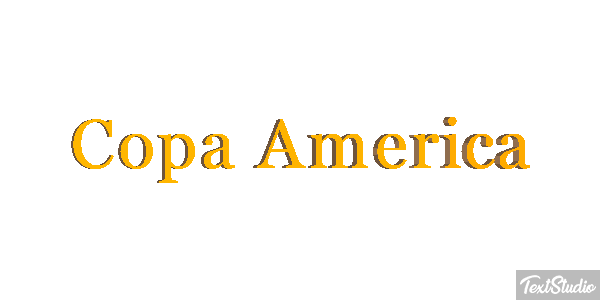 Copa America Tekst effect