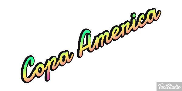 Copa America Tekst effect