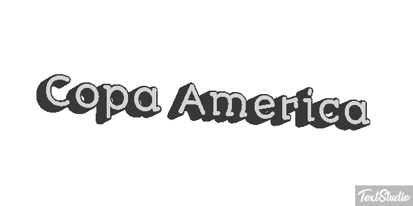 Copa America Tekst effect