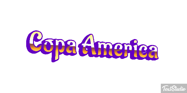 Copa America Tekst effect