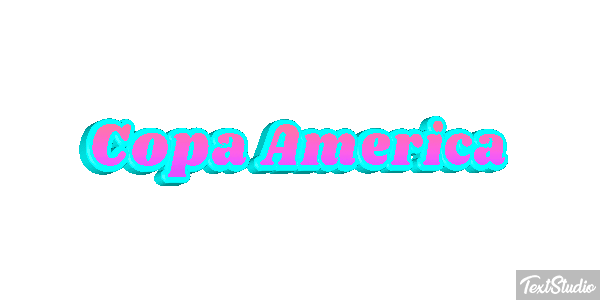 Copa America Tekst effect