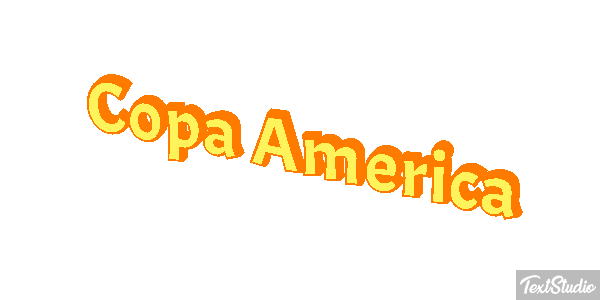 Copa America Tekst effect