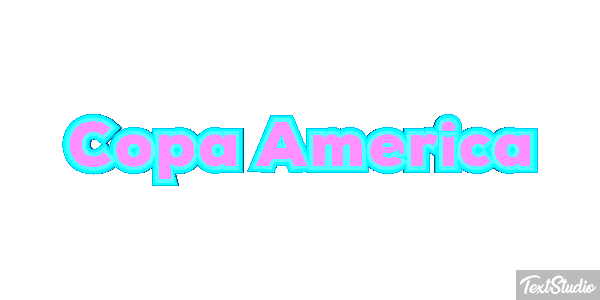 Copa America Tekst effect