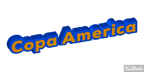 Copa America Tekst effect
