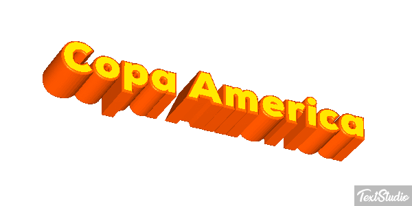 Copa America Tekst effect
