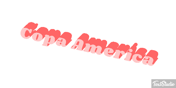 Copa America Tekst effect