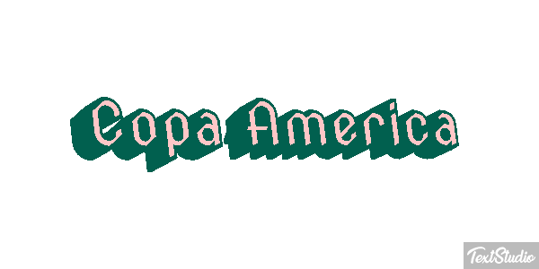 Copa America Tekst effect