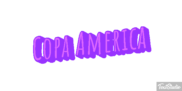 Copa America Tekst effect
