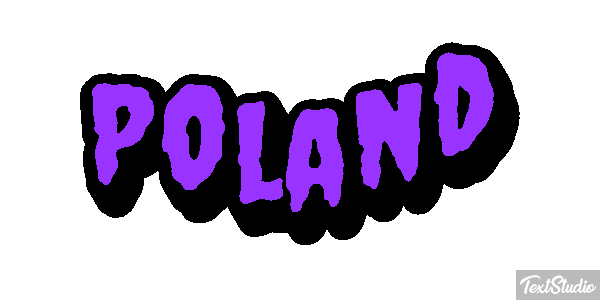Poland テキスト効果