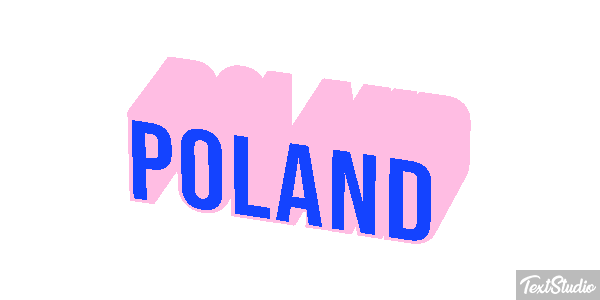 Poland テキスト効果
