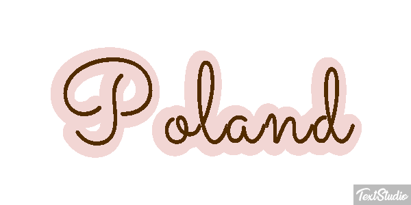 Poland テキスト効果