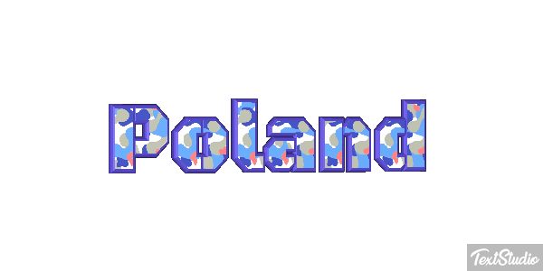 Poland テキスト効果